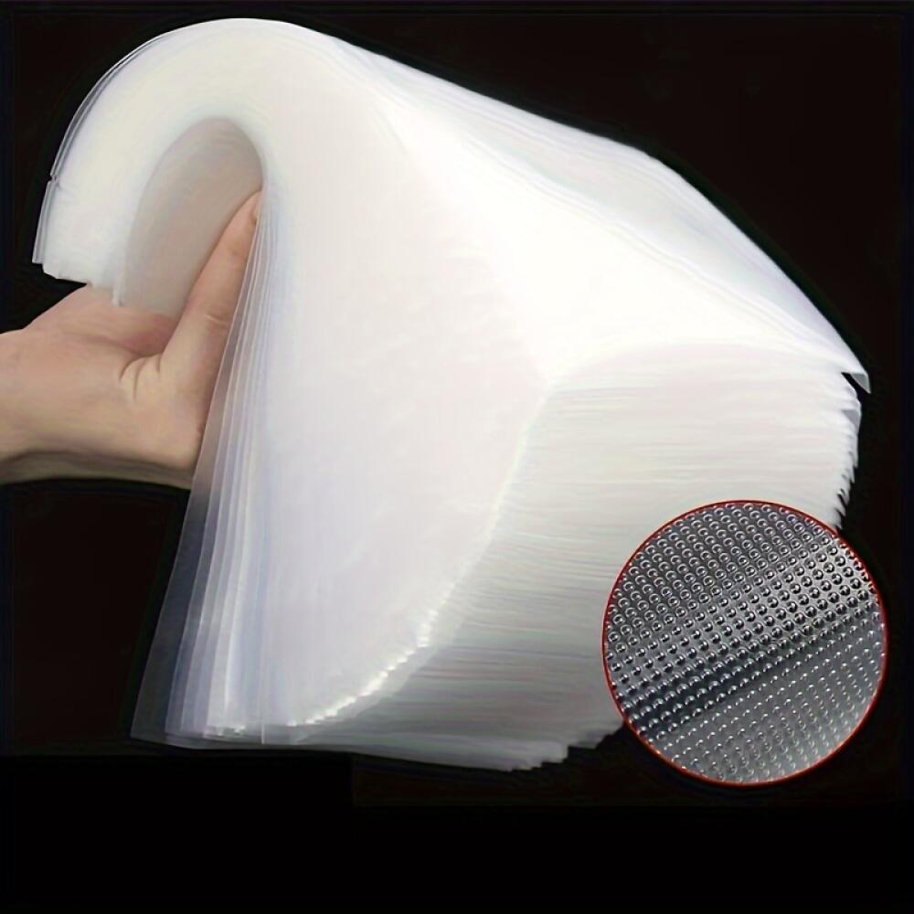 100-500pcs Four Sizes High-Quality Vacuum Sealing Bags: Durable, Textured Design for Maximum Air Removal for Meat, Fruits, Grains, Vegetables, Kitchen Organization and Storage Keeps Food Fresh for Longer- Kitchen Essentials