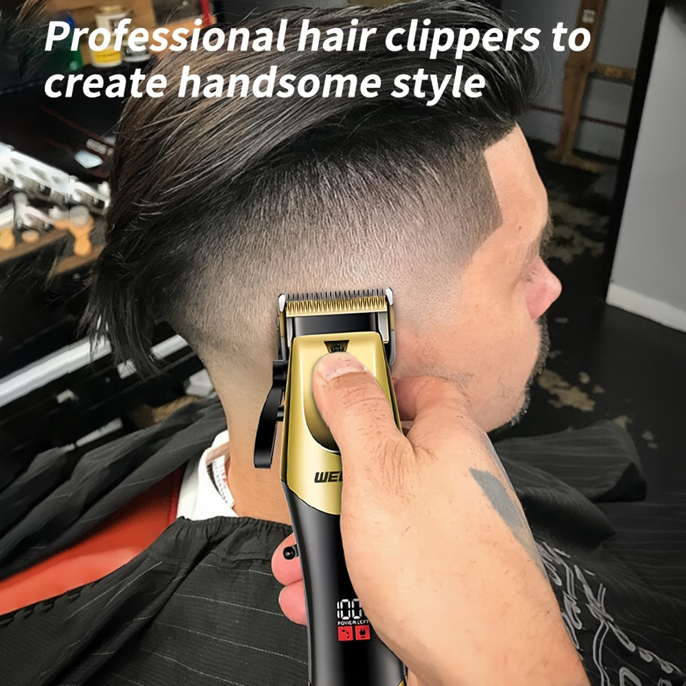 3pcs/2pcs/1pc Holiday Gift Box Hair Clippers for Men Professional, T-Blade Barber Clippers And Trimmer Set, Cordless Hair Clipper Kit with Foil Shaver And Nose Trimmer, Luxury Gift Set for Him