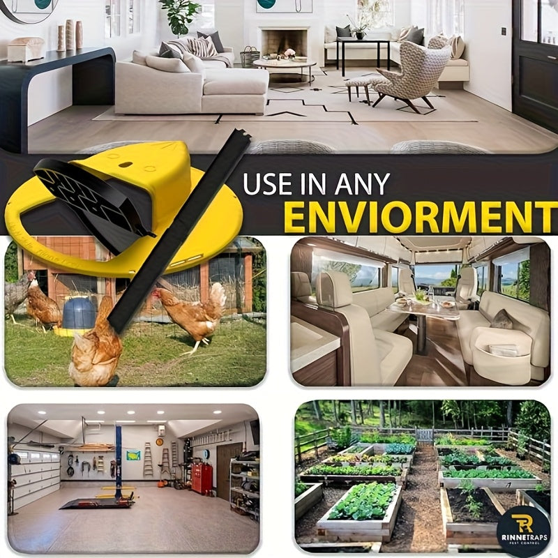 Mouse Trap Bucket Lid, Indoor Rat Traps for Home, Auto Reset Multi Catch And Humane Release Lids Mouse Traps