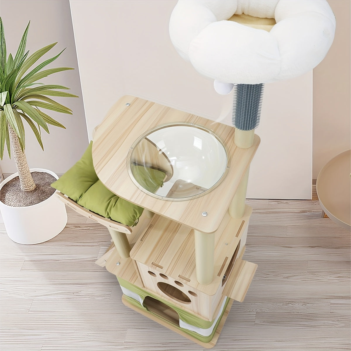 Alopet Cat Tree Tower Scratching Post Scratcher 160cm Condo House Bed Furniture