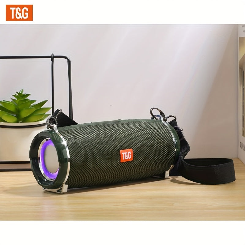 TG192 Is a Powerful Portable Wireless Speaker That Is with an IPX4 Rating. It Features Flashing LED Lights And Can Connect to Mobile Devices, Tablets, And Tvs. It Supports Direct Reading from TF Cards And USB Drives