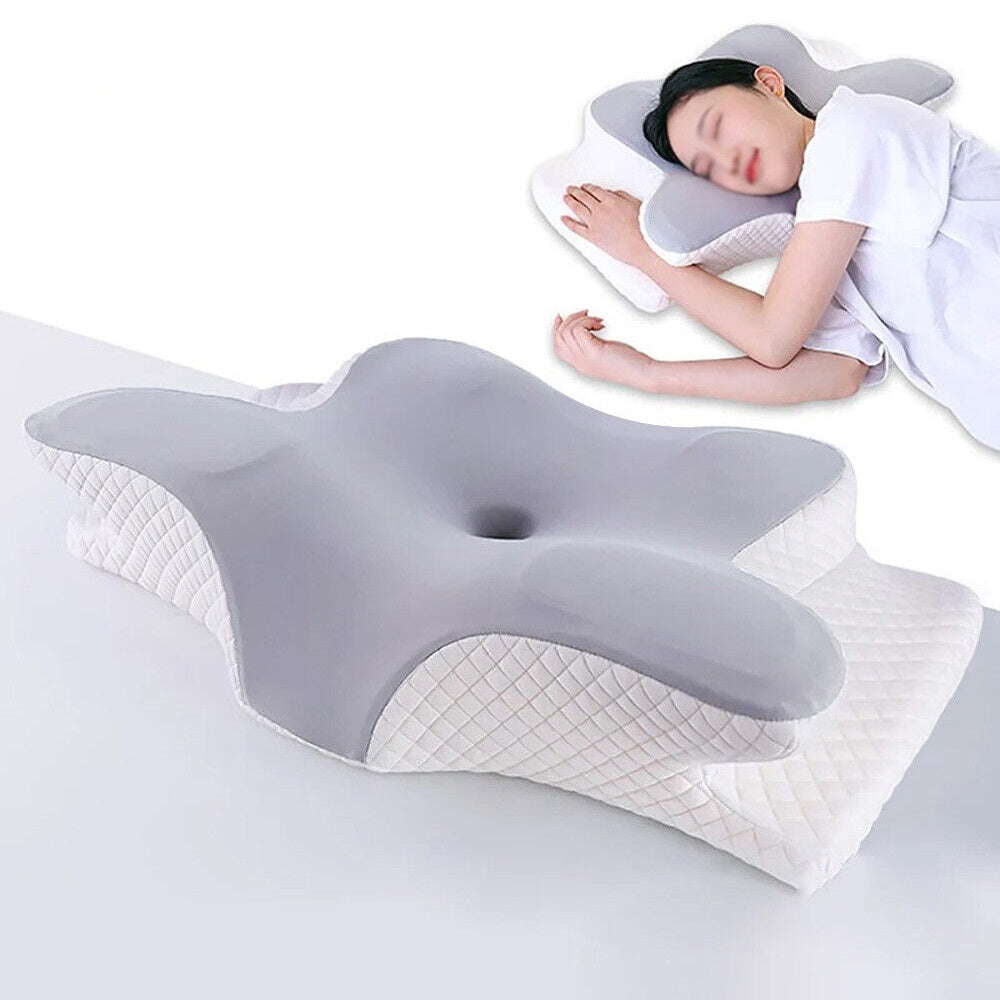 Cervical Memory Foam Contour Pillow Neck Back Support Anti Snore Foam Soft