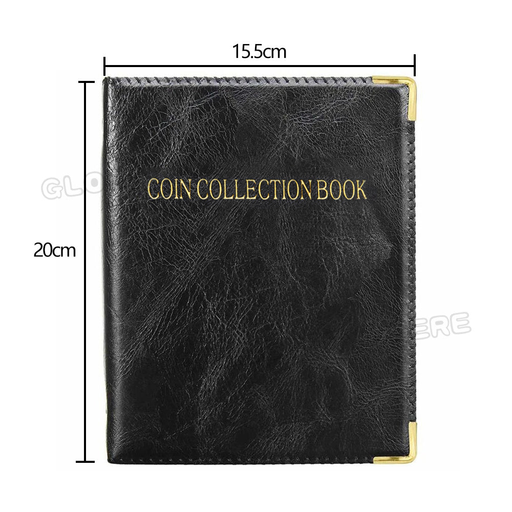 480 Coin Collection Album Storage Book Case Folder Holder Penny Money Collecting AU Globaleverywhere