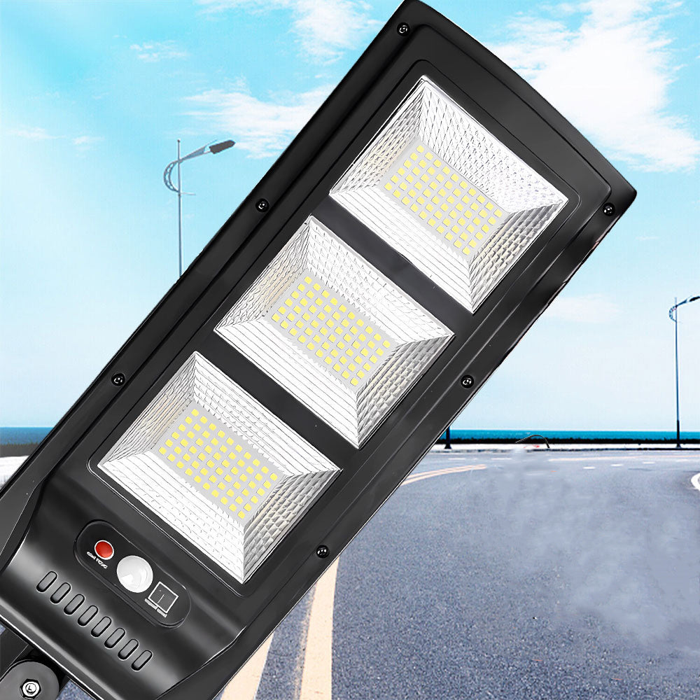 180 LED Solar Street Light Outdoor, Solar Motion Sensor & Wide-Angle Floodlight,, Foldable Pole for Commercial/Residential Use - Driveway, Parking Lot, Courtyard, Solar Flood Light, Solar Wall Light, Out Door Solor Light, Spotlight