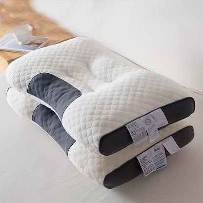 2pcs Gentle Soft Low Pillow - Neck Pillow Suitable for All Four Seasons, Machine Washable, Breathable, Slim And Comfortable - Perfect for Bedding, Living Room And Bedroom, Outdoor Tents, Camping, Hiking