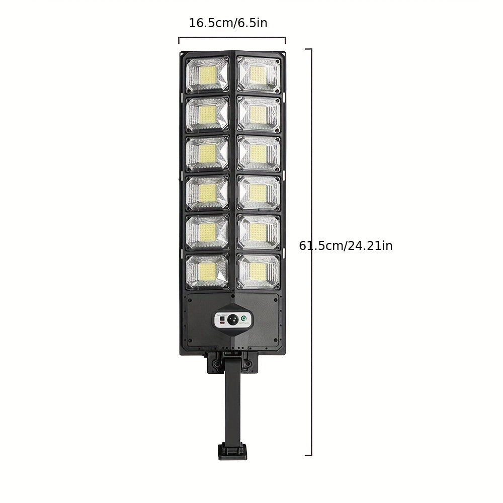 1 Pack Super Bright 504 LED Solar Light, Outdoor Street Light, Daylight 3 Modes, Garden Lighting with Motion Sensor Flood Yard Lights
