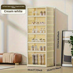 Foldable Plastic Stackable Shoe Rack product detail 2