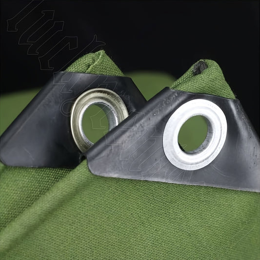 Heavy Duty Waterproof & UV-Resistant Canvas Tarpaulin - All-Weatherproof Outdoor Cover with Reinforced Corners, Large Heavy-Duty Tarp for Camping, Construction, Agriculture - Available in 2x3m, 3x3m, 3x4m, 4x6m, 10m - Includes Bonus Nylon Rope - Ide