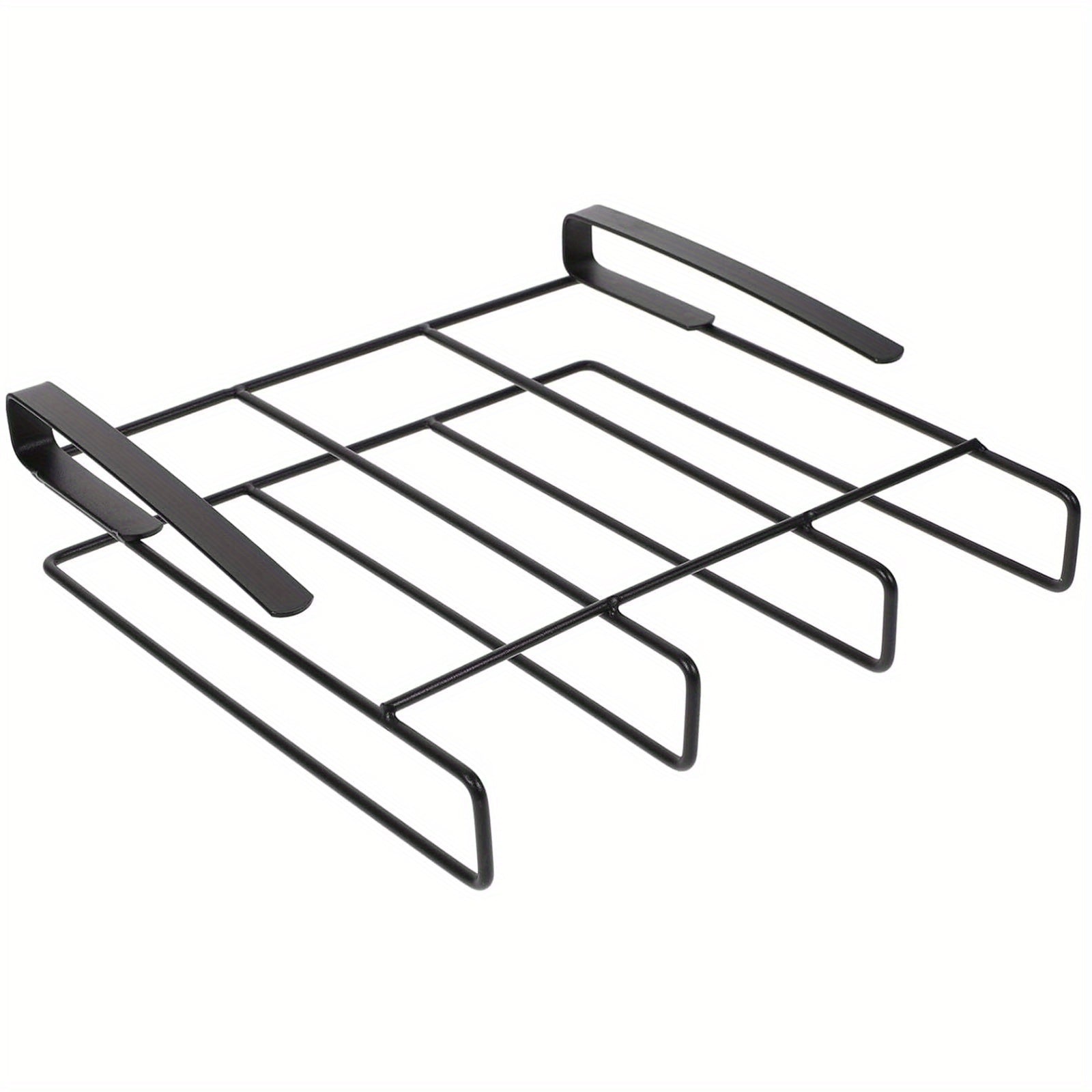 1pc Stainless Steel Space Saving Kitchen Hook Rack, Cutting Board & Lid Holder with Cabinet Door Hooks, Effortless Organizer for Kitchen Tools And Bathroom, Durable, Easy Install, Maximizes Space