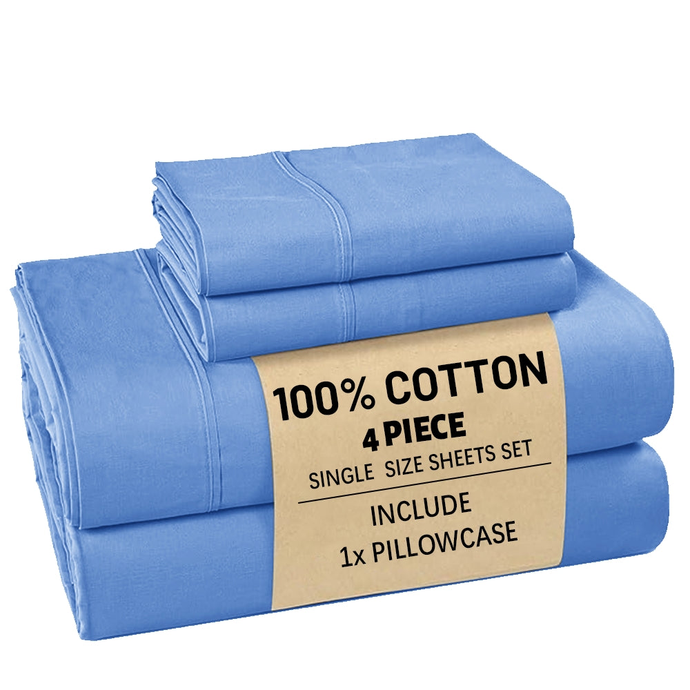 2200TC 3/4pcs Sheet Set - Breathable & Soft Flat Sheet, Children Fitted Sheet And Pillow Cases, Fresh And Smooth Sheet Set, Sheets Sets Queen Size Luxury Sheets Deep Pocket Up To 40.64cm, Room Decoration Bedding Sheets