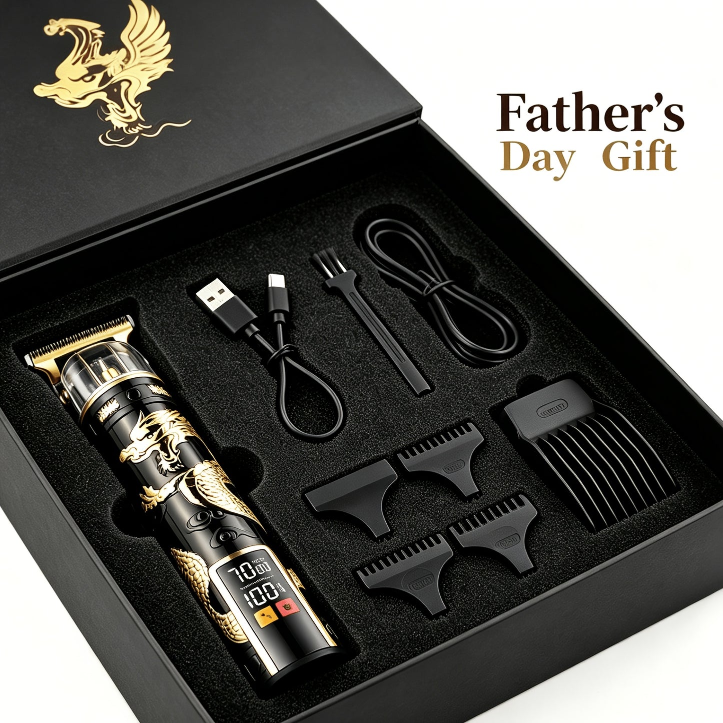 WEEME 4pcs/3pcs/1pc Beard Trimmer, Hair Clippers Men'S Shaver Electric Razor, Cordless Barber Clippers And Trimmers Set, Hair Cutting Kit for Men Grooming, Home And Barber Use, Precision Styling Tools, Ideal Father'S Day Gift