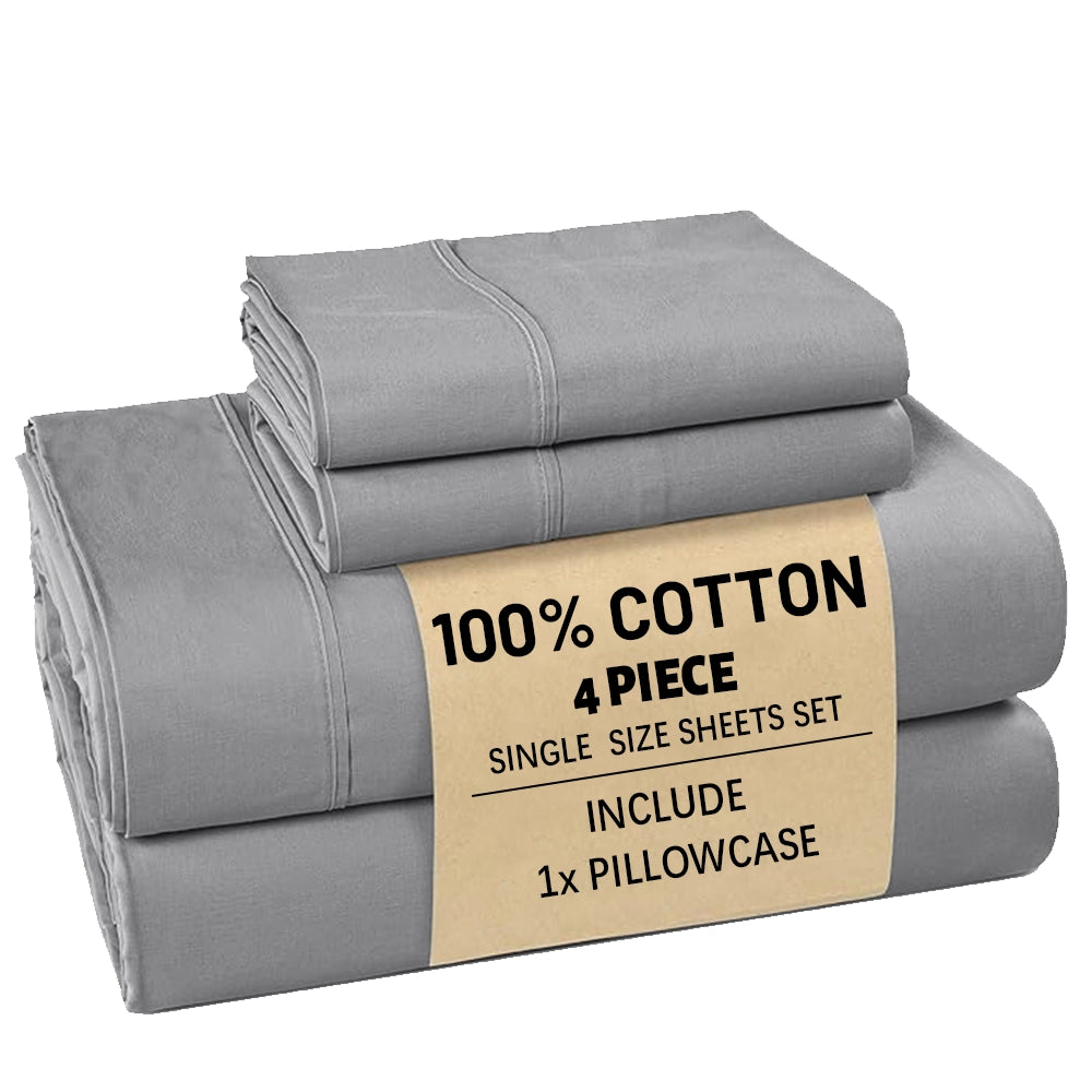 2200TC 3/4pcs Sheet Set - Breathable & Soft Flat Sheet, Children Fitted Sheet And Pillow Cases, Fresh And Smooth Sheet Set, Sheets Sets Queen Size Luxury Sheets Deep Pocket Up To 40.64cm, Room Decoration Bedding Sheets