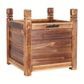 Raised Garden Planter Box Made of Wood for Flowers And Vegetables, Suitable for Indoor And Outdoor Use