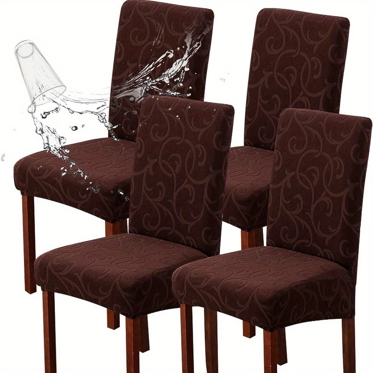 4-Piece Dining Chair Slipcover product detail 28