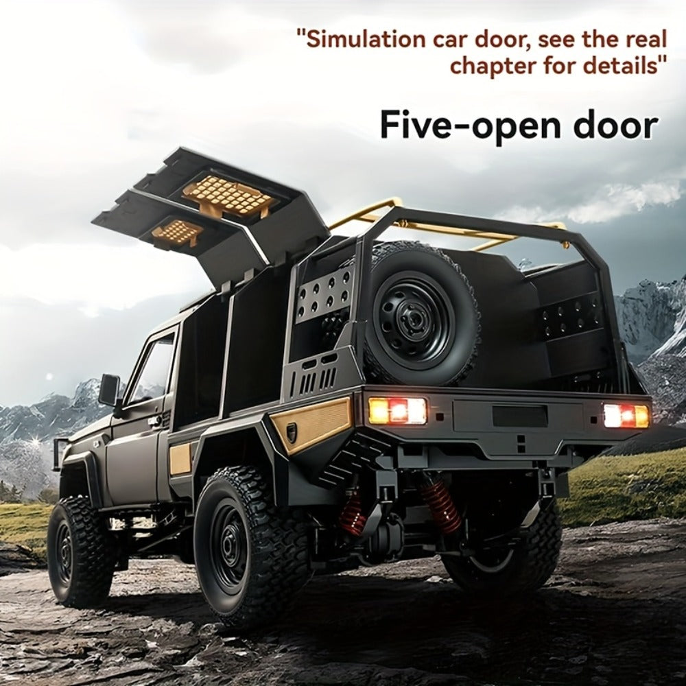 1:12 4WD RC Pickup Truck – Remote-Controlled Construction Toy – feature reference