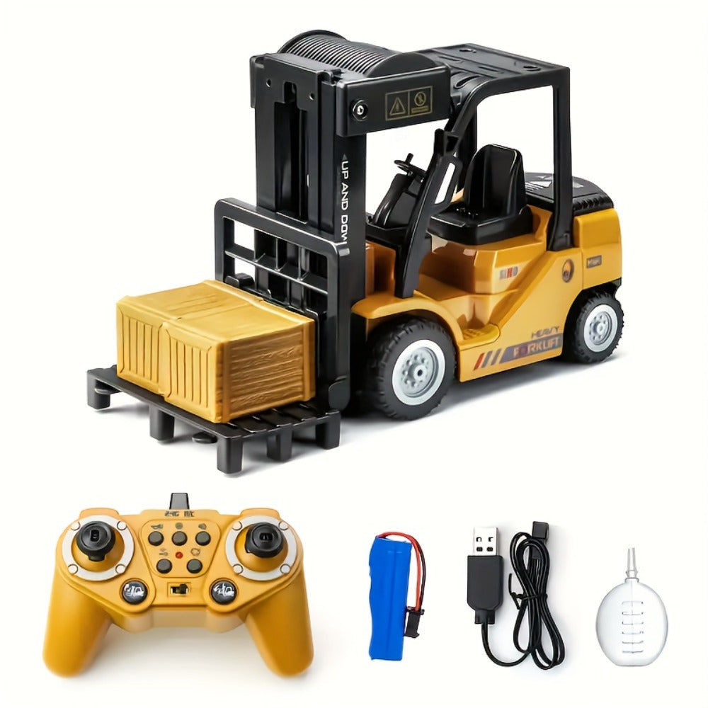 1:18 RC Excavator – Remote-Controlled Construction Toy – product detail angle