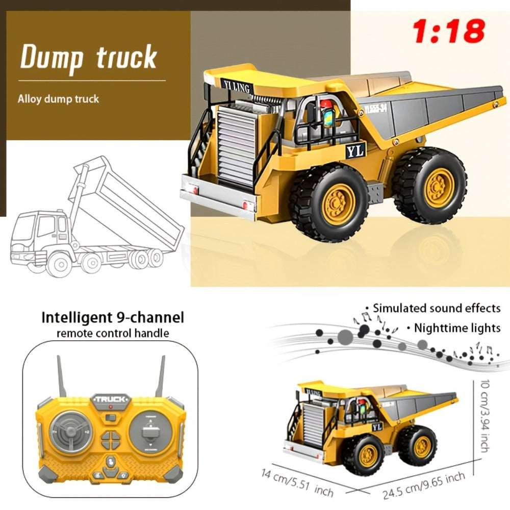 1:18 RC Excavator – Remote-Controlled Construction Toy – additional product view 10