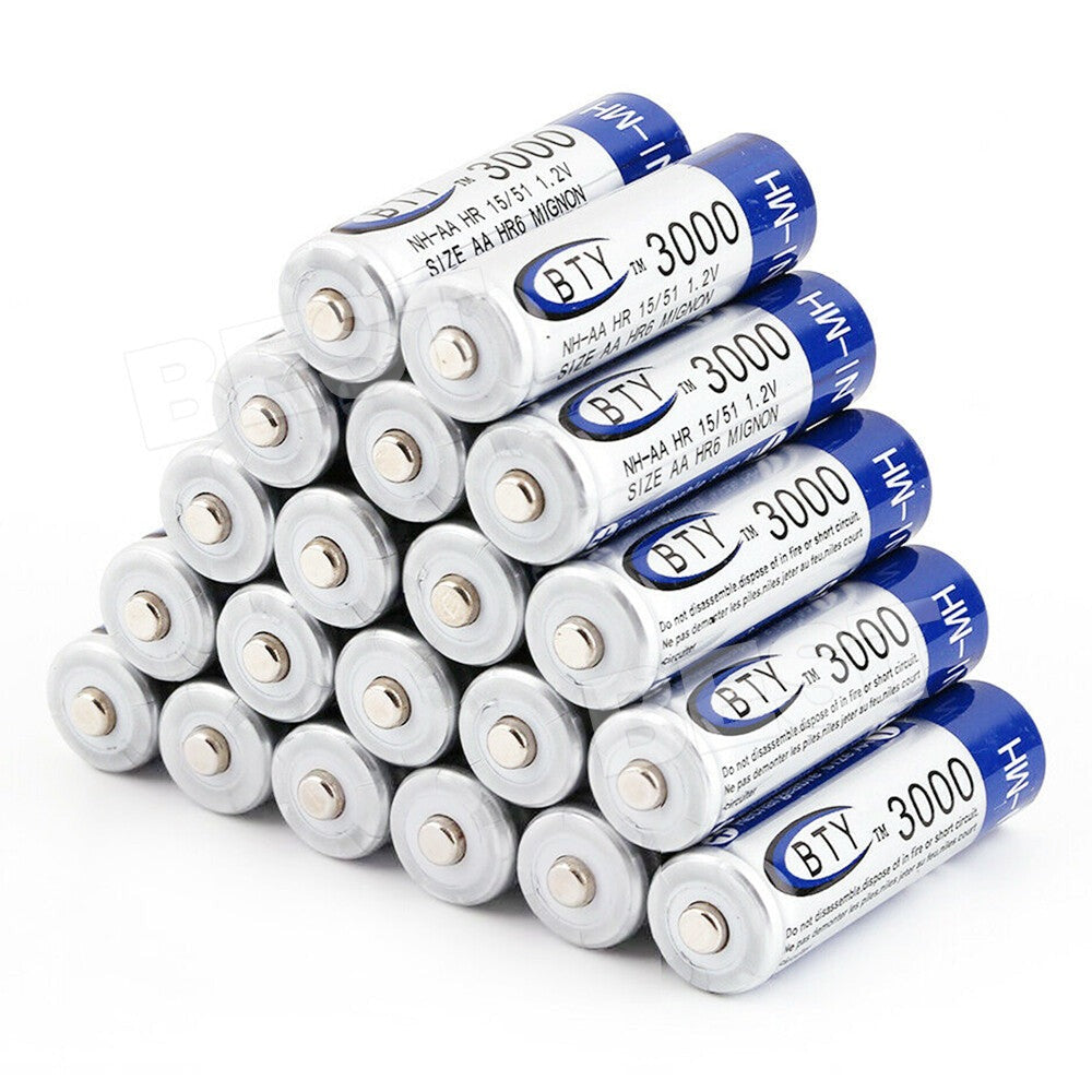 1.2V USB Rechargeable Battery Set - remotes, toys and household – feature reference