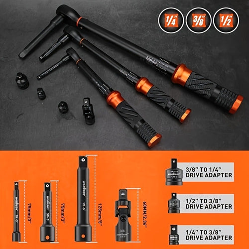 1/4" Drive Metric Wrench Set product detail 2