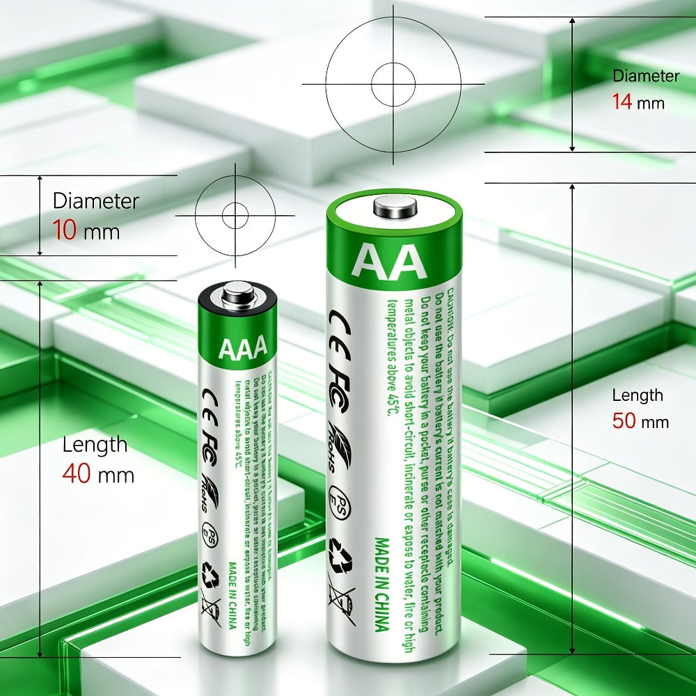 USB-C Rechargeable AA and AAA Battery Set detail view 4 for Australian shoppers