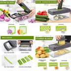 1-Piece Multi-Blade Vegetable Chopper product detail 2