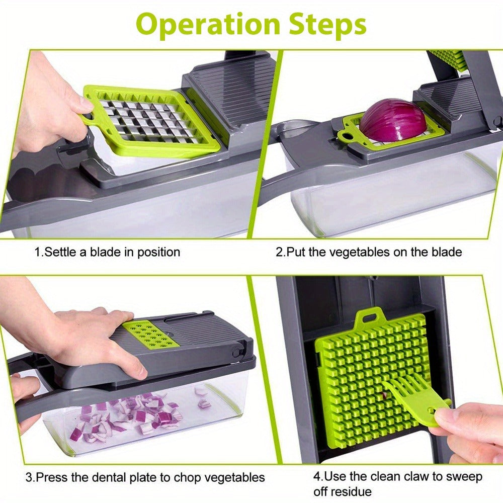 1-Piece Multi-Blade Vegetable Chopper product detail 7