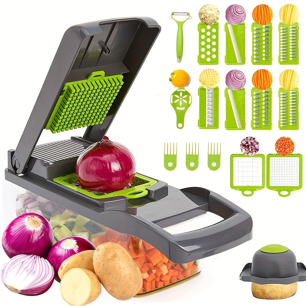 1-Piece Multi-Blade Vegetable Chopper product detail 9