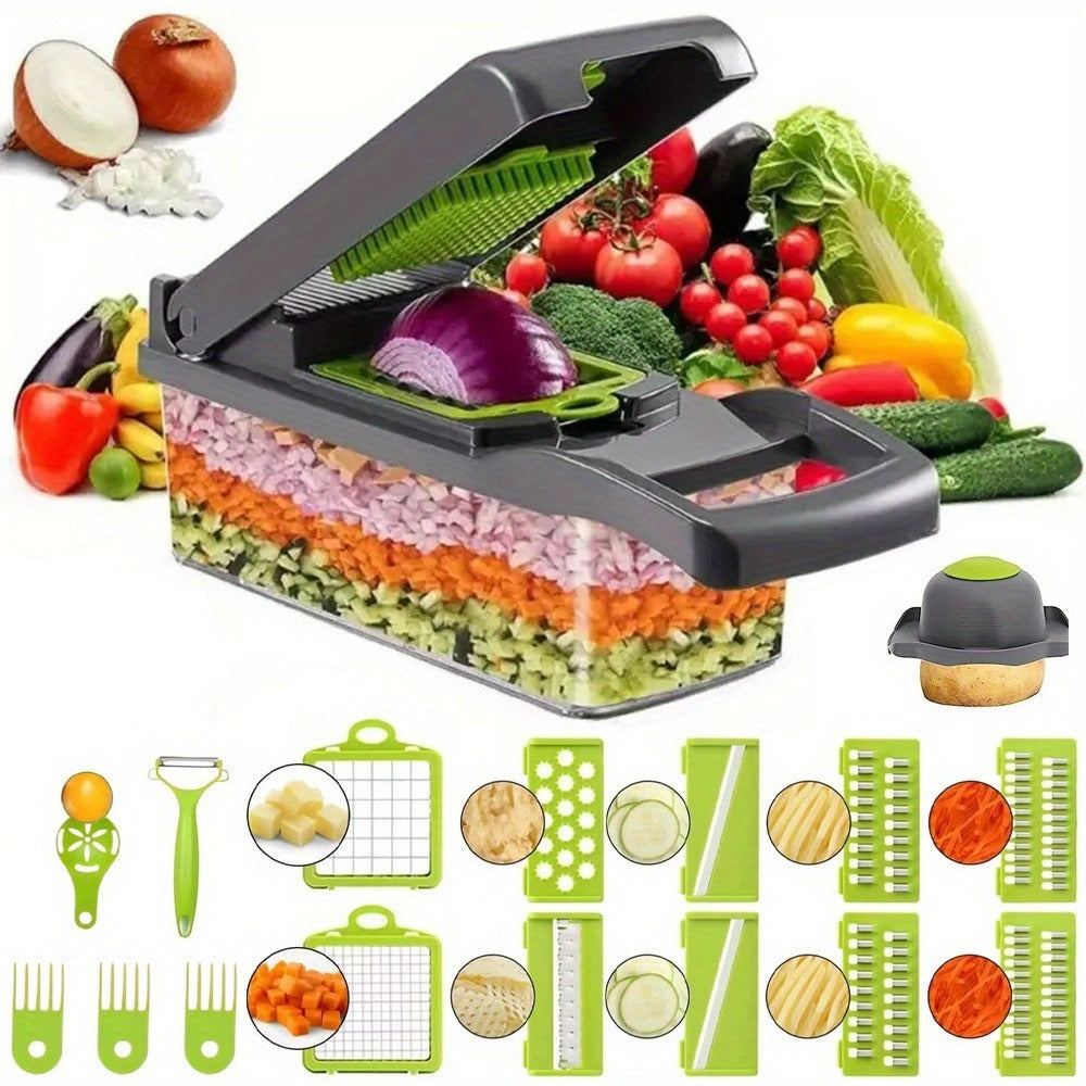 1-Piece Multi-Blade Vegetable Chopper for Australian homes