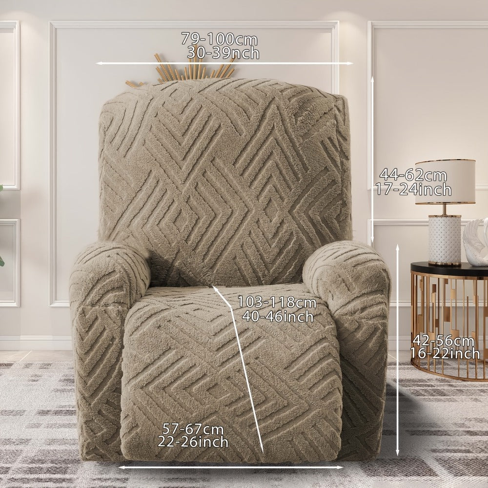 1-Seat Stretch Recliner Cover – Washable Spandex Slipcover – feature reference