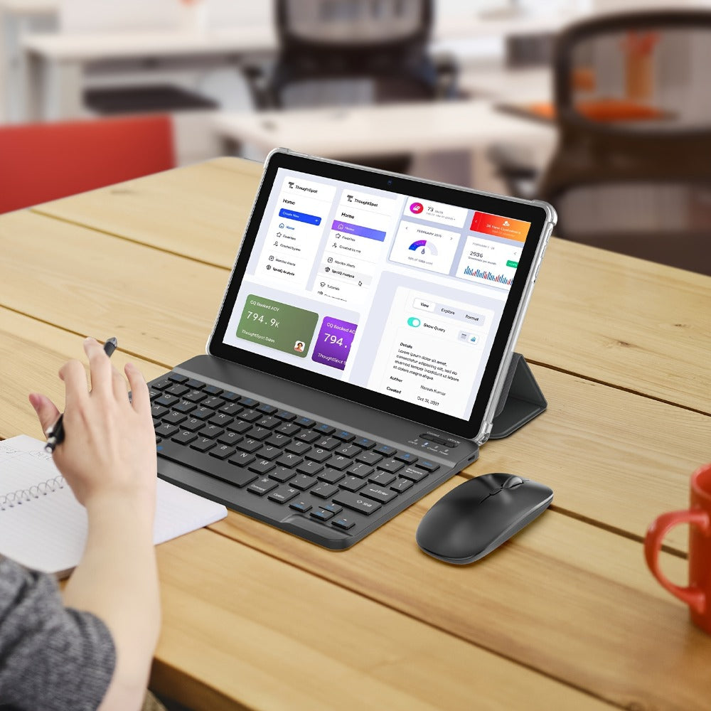 10 Inch Computer Keyboard - office and desk setups – additional product view 9