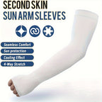 10 Pairs Cooling Sports Arm Sleeves - White for Australian Homes – alternate design view