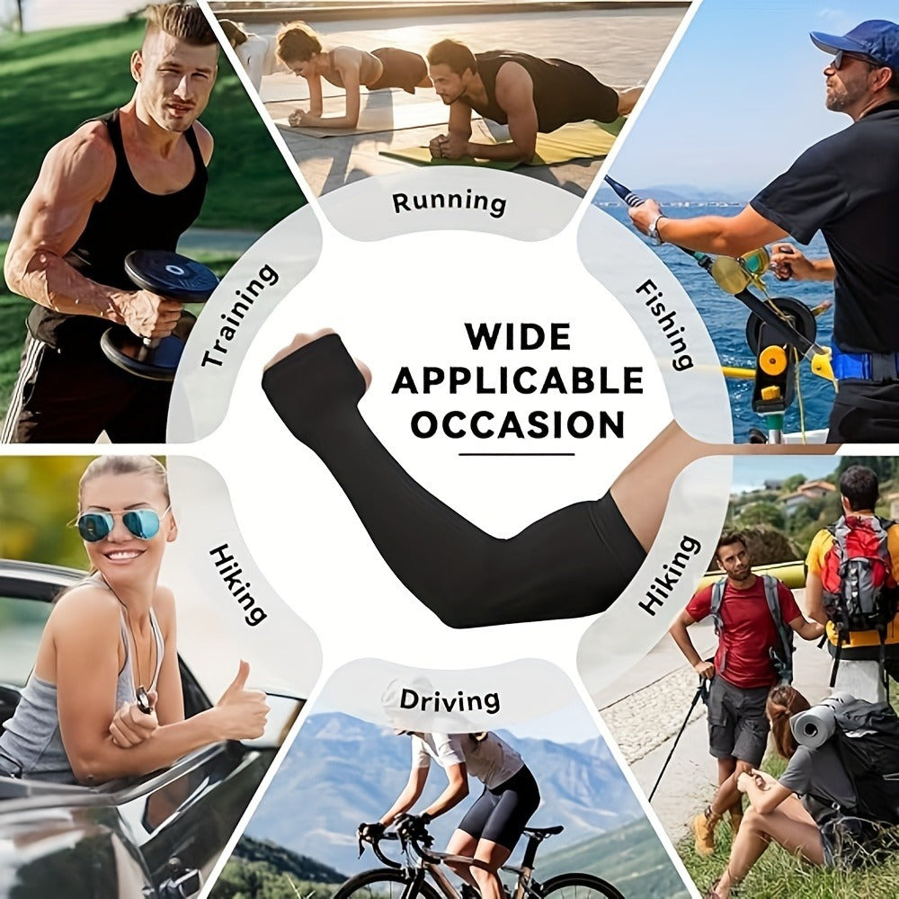 10 Pairs Cooling Sports Arm Sleeves - White for Australian Homes – additional product view 9