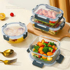 10-Piece Airtight Glass Food Storage Container Set product detail 6