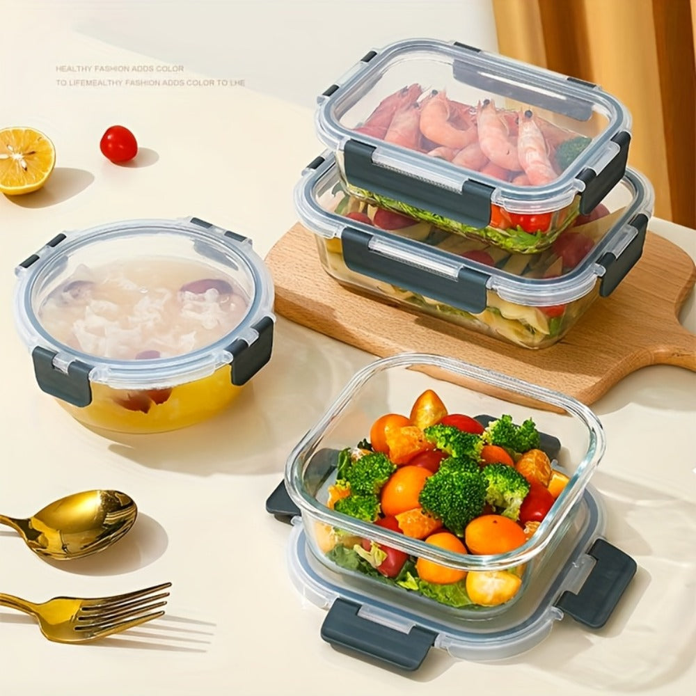 10-Piece Airtight Glass Food Storage Container Set product detail 6