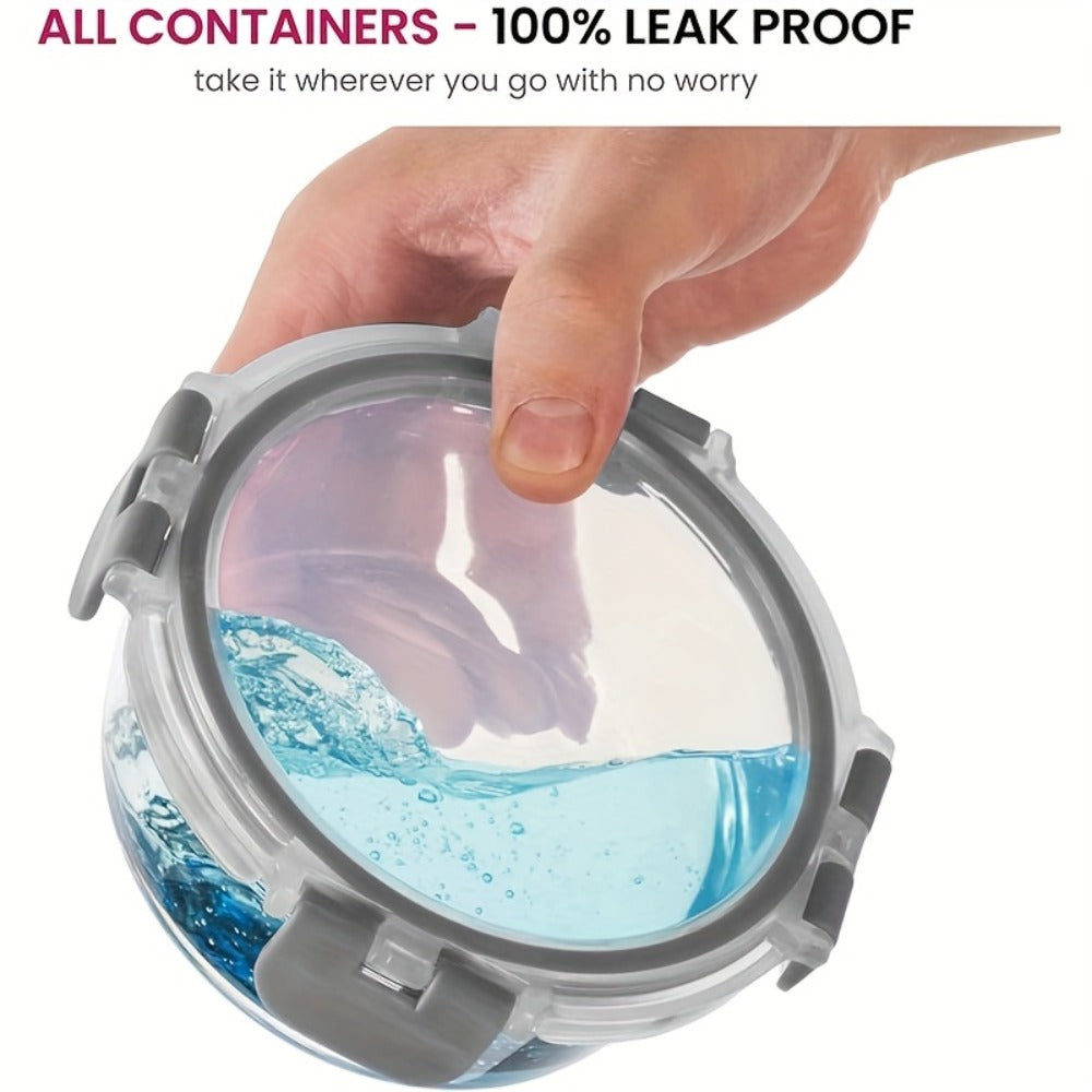 10-Piece Airtight Glass Food Storage Container Set product detail 11