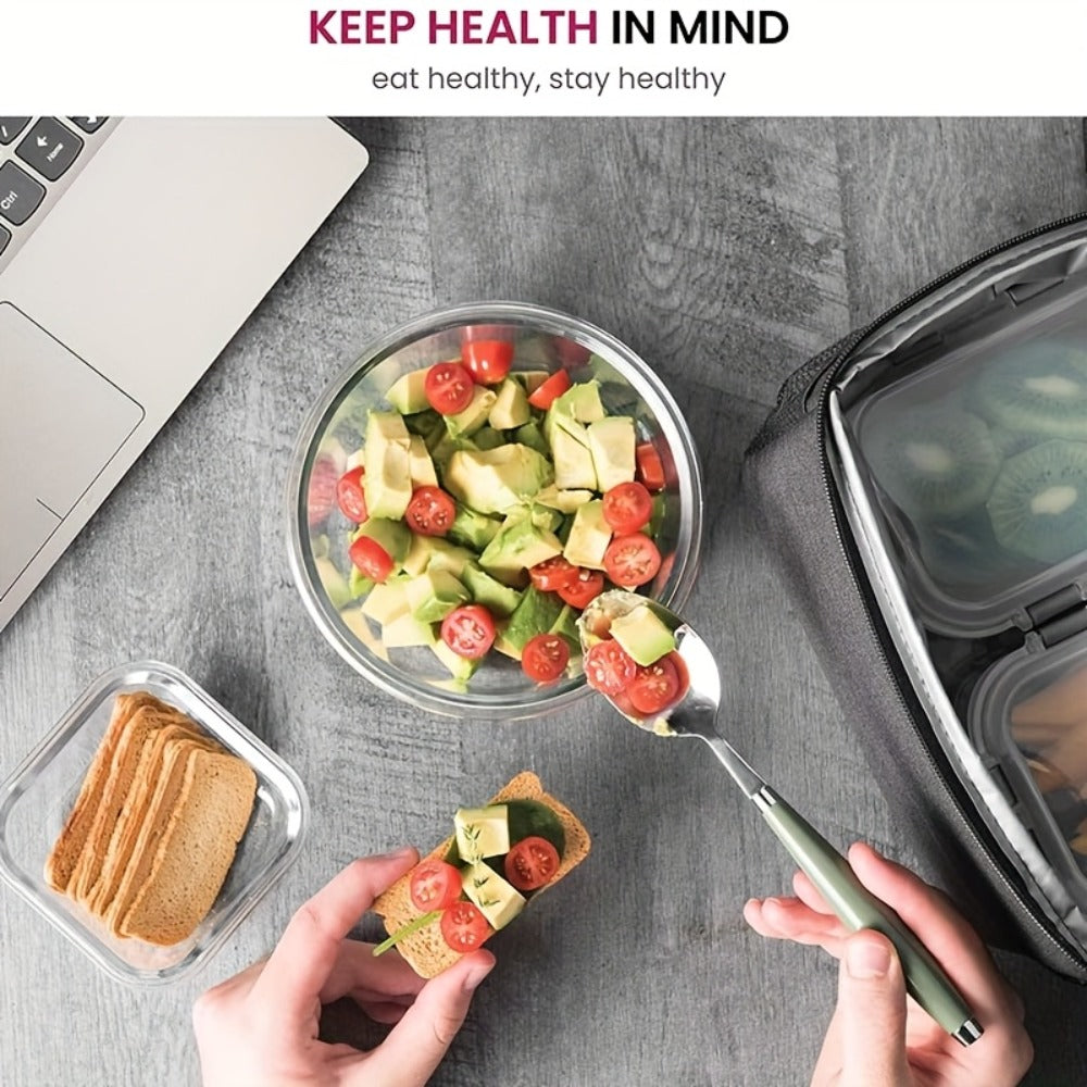 10-Piece Airtight Glass Food Storage Container Set product detail 14