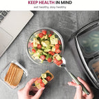 10-Piece Airtight Glass Food Storage Container Set product detail 14