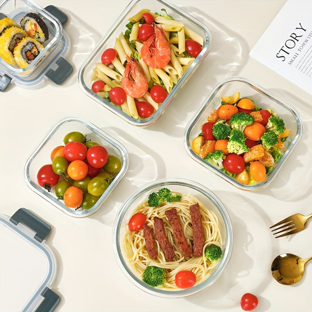 10-Piece Airtight Glass Food Storage Container Set product detail 15