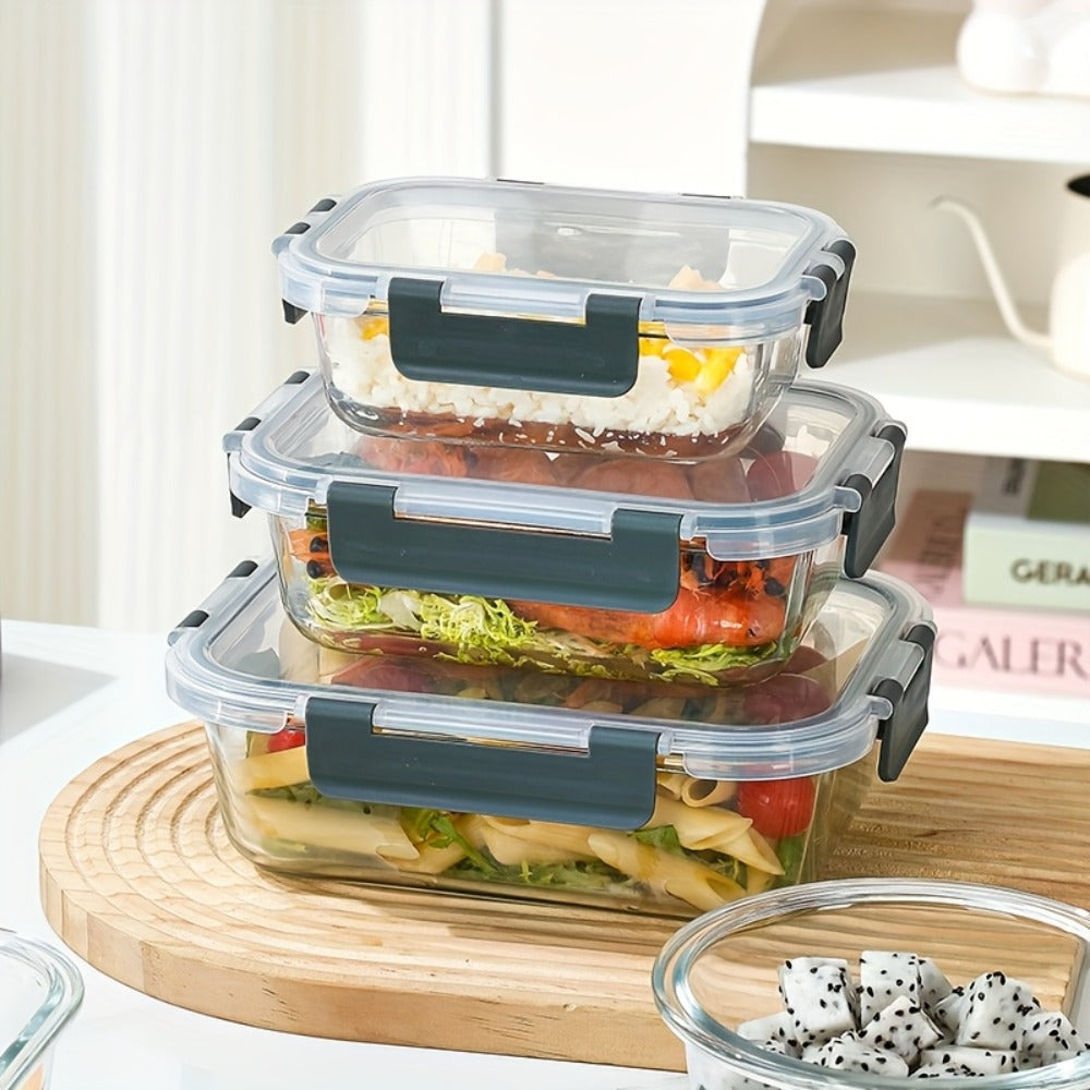 10-Piece Airtight Glass Food Storage Container Set product detail 16