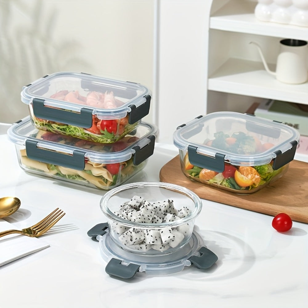 10-Piece Airtight Glass Food Storage Container Set product detail 17