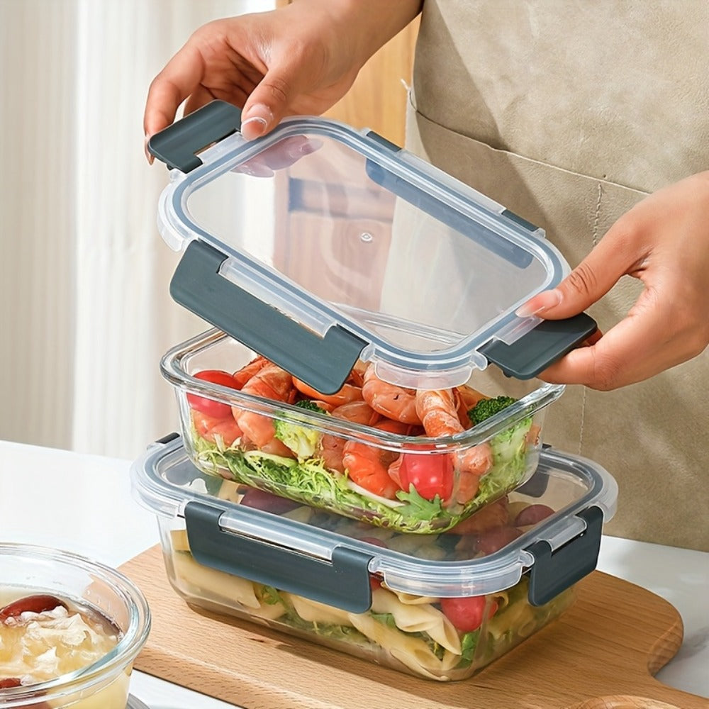 10-Piece Airtight Glass Food Storage Container Set product detail 19