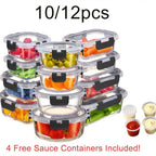 10-Piece Airtight Glass Food Storage Container Set for Australian homes