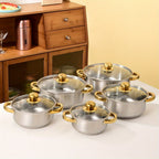 10-Piece Stainless Steel Cookware Set product detail 3