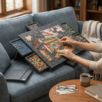 Foldable Puzzle Board with Six Drawers detail view 7 for Australian shoppers