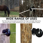 100pcs Electric Fence Insulator Set - farm and property fencing – alternate design view