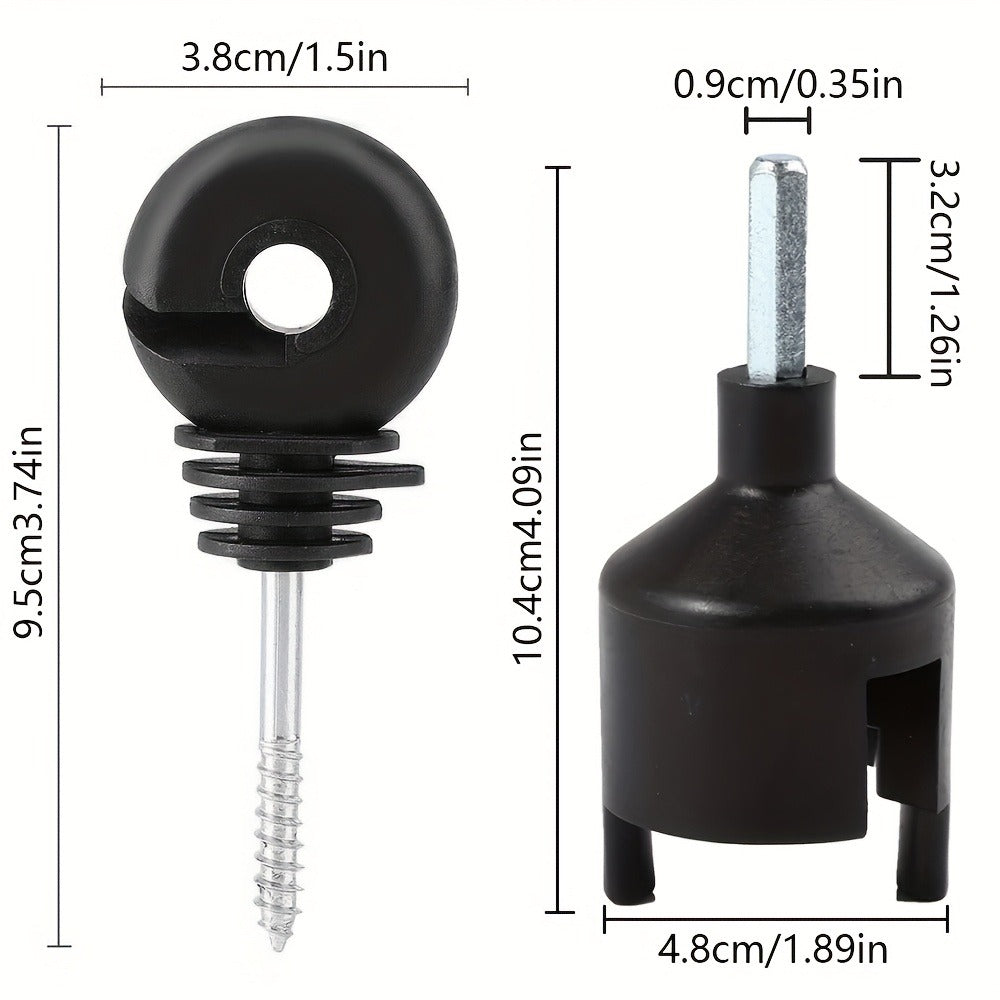 100pcs Electric Fence Insulator Set - farm and property fencing – alternate product view