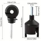 100pcs Electric Fence Insulator Set - farm and property fencing – alternate product view