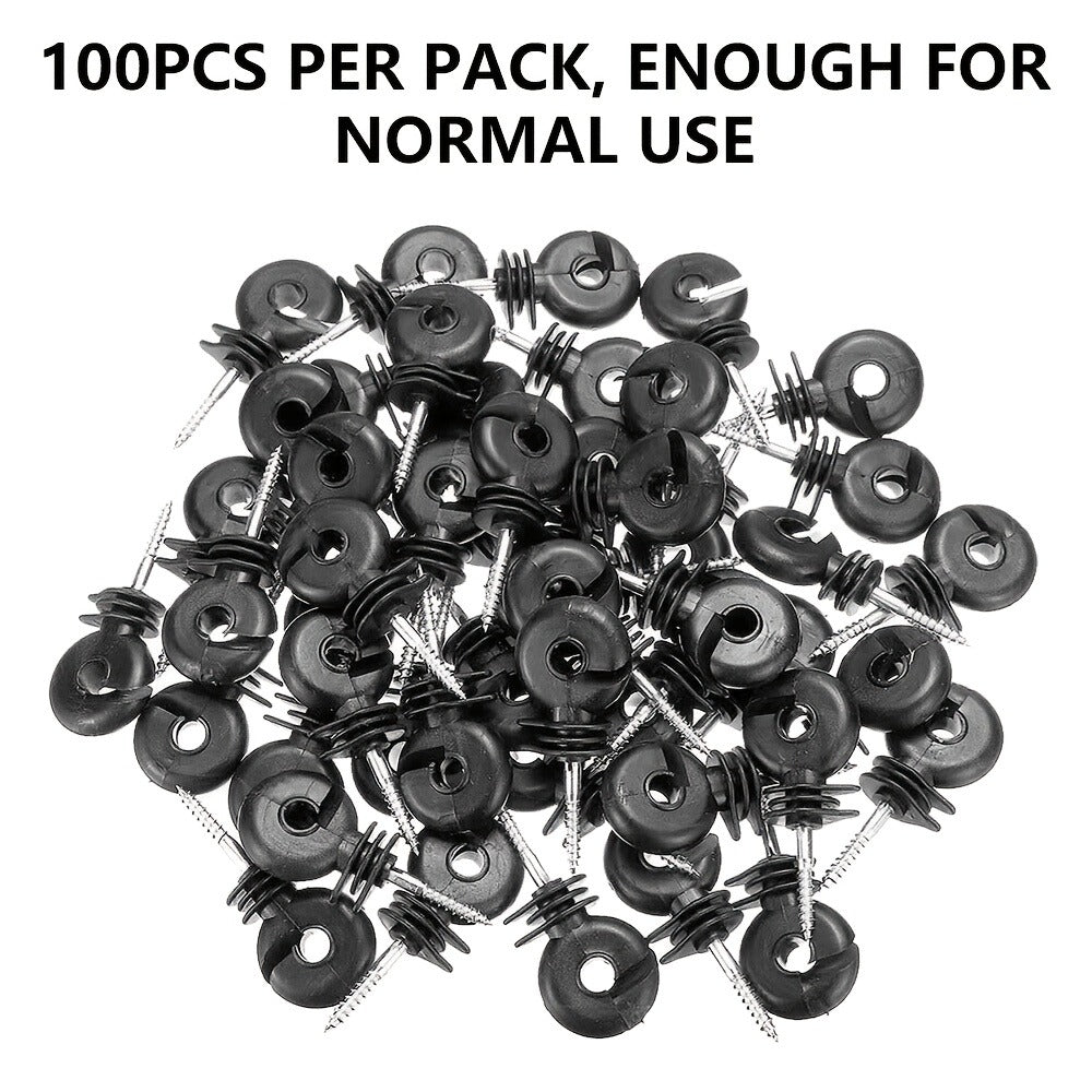 100pcs Electric Fence Insulator Set - farm and property fencing – feature reference