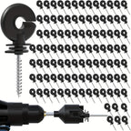 100pcs Electric Fence Insulator Set - farm and property fencing – main product view