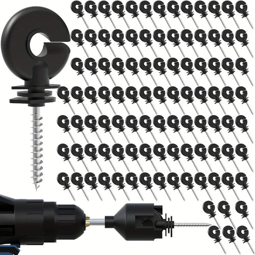 100pcs Electric Fence Insulator Set - farm and property fencing – main product view